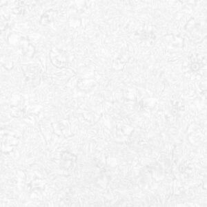 09 White Antique Floral Wide Backings (7074)