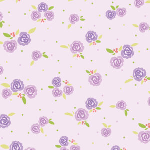 4006 Sweet Roses Lilac Tutu Cute (3029)