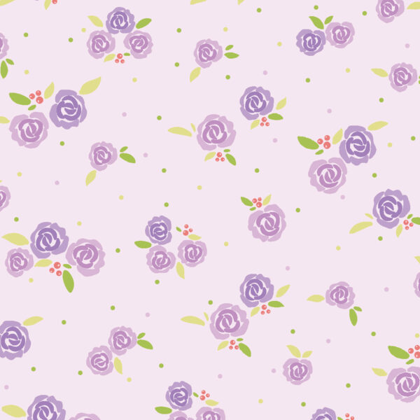 4006 Sweet Roses Lilac Tutu Cute (3029)