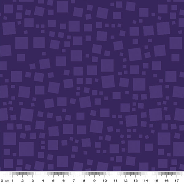 5766 Tonal Squares Dark Purple Xanadu (3033)