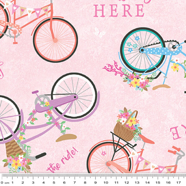 7321 Springtime Bicycles Pink Enjoy the Ride (3027)