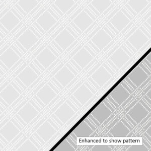 10411 Houndstooth Plaid White Hot (2080)