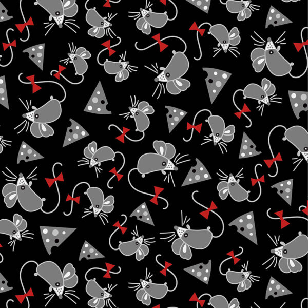 11400BL Parisian Mice Black Parisian Cats (3008)
