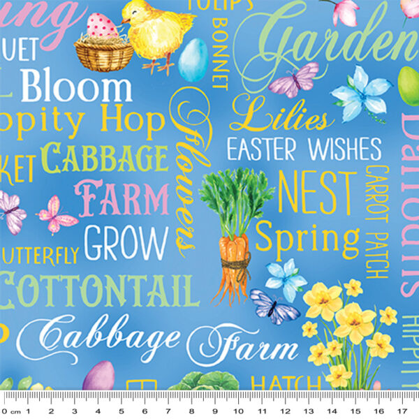0154 Springtime Words Blue Cottontail Farms (3056)