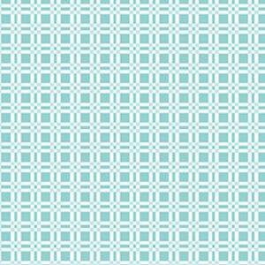 6583 Grid Turquoise Happy Heart (3051)
