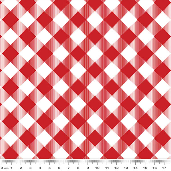 5919 Gingham Check Red/White Chillin & Grillin (3055)