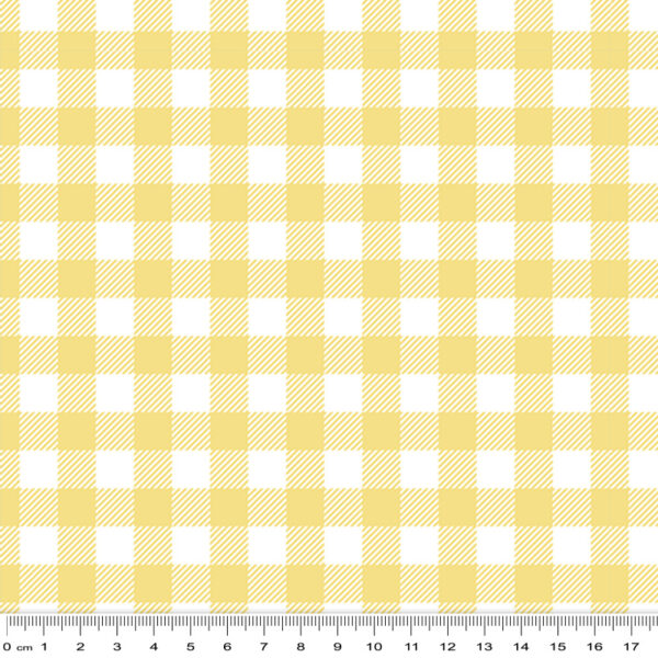A4 Gingham Yellow Checks Spots and Stripes (3075)