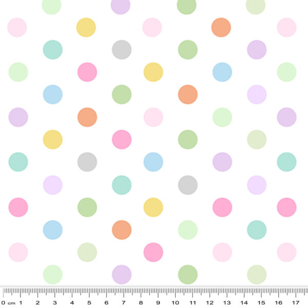 B22 Big Dots Multi Pastel Checks Spots and Stripes (3075)