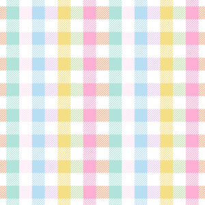 A11 Gingham Multi Pastel Checks Spots and Stripes (3075)