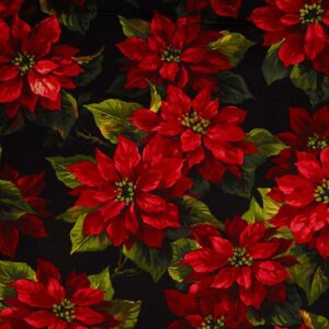 CJ3059 Scarlet Poinsettia Michael Miller Widebacks (3078)