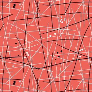 8713R Swizzle Stick Red Michael Miller Widebacks (3078)