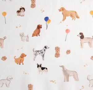 12 Puppy Friends Ivory Countryside Capers (3097)