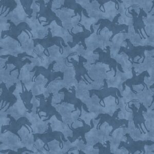 1 Cowboys Charcoal Yellowstone Wide Backings (14483W)