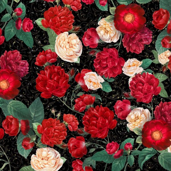 F Sparkling Black Radiant Roses (3106)
