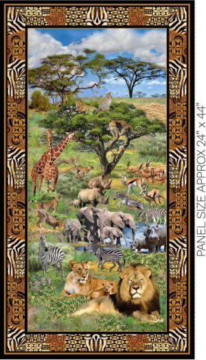 46 Serengeti Plains Panel Serengeti Plains (3137)
