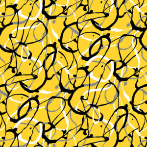 815Y Drip Circles Yellow Buttercup (3128)