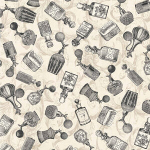 90L Perfume Bottles Linen Vintage Perfumery (3139)