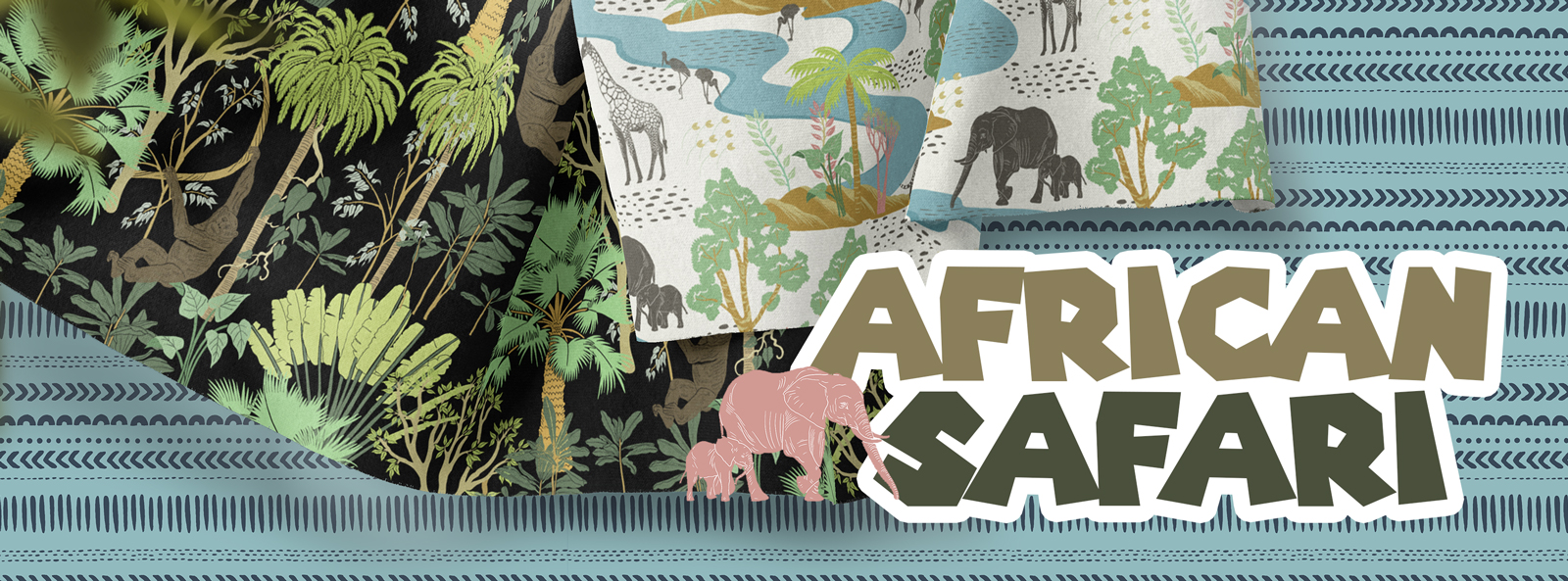 African Safari Banner