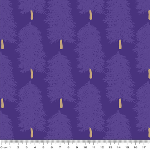 B3 Pine Trees Purple All is Calm (3110)