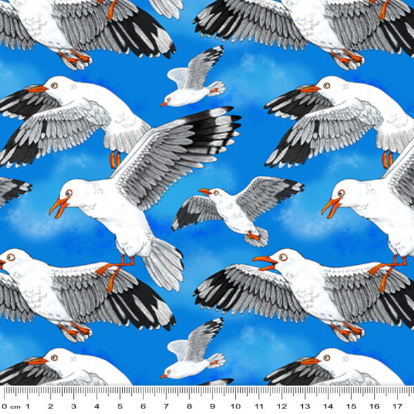 G Flight of Seagulls Charming Coastal Creatures (3109)