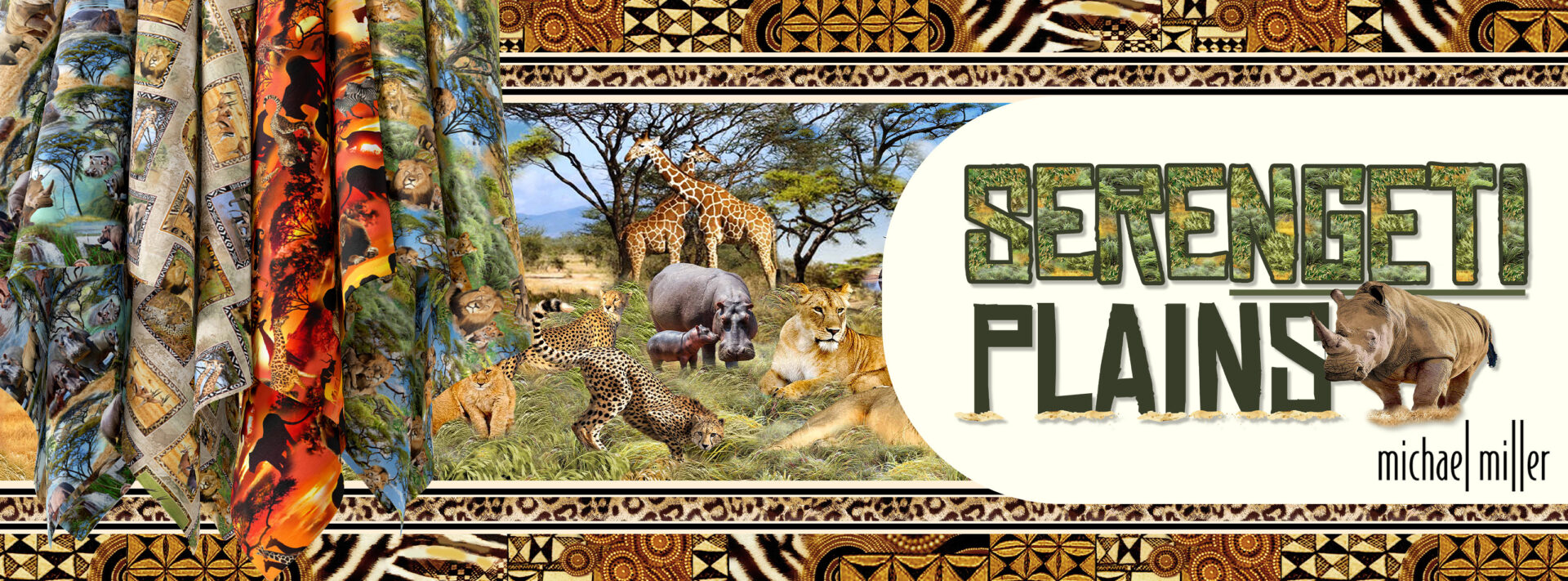 Serengeti Plains Large Website Banner