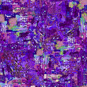 Cityscape Purple Neon Wide Backings (3143)