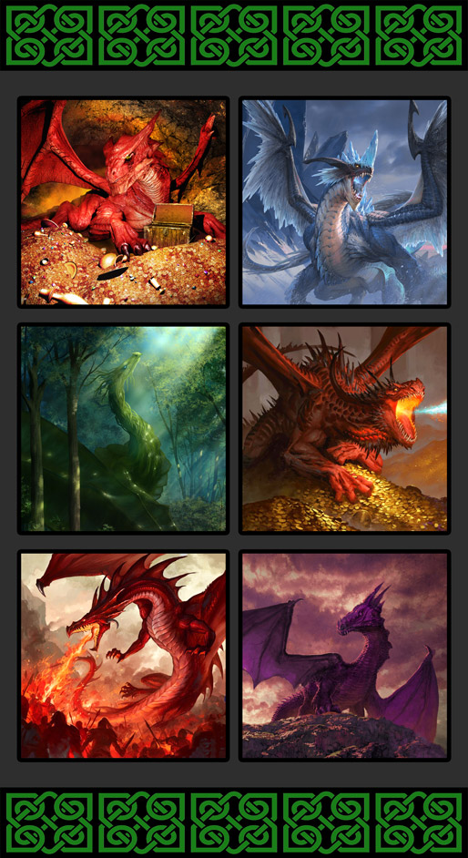 Dragons Fantasy B Dragons 24" Block Panel