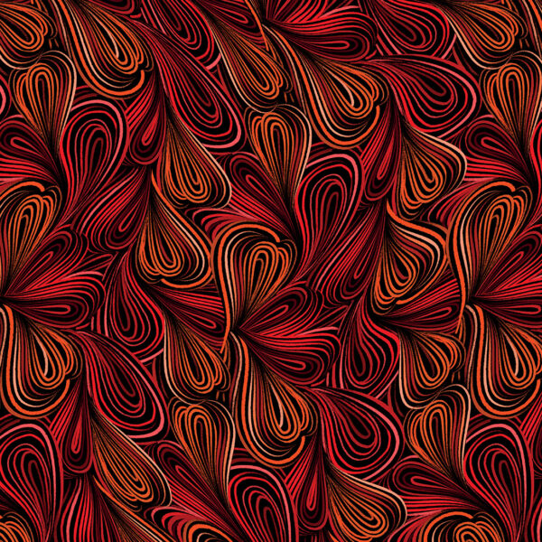 7810 Red Russet Colour Flow 108" Wide Backings (14578W)