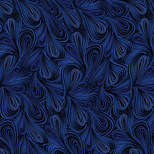 7857 Navy Colour Flow 108" Wide Backings (14578W)