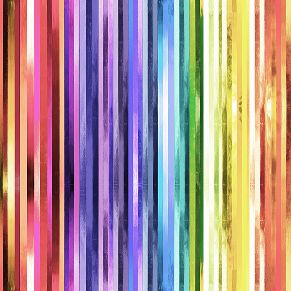 AA Stripe Pastel Rainbow Sew Stripey (4001)