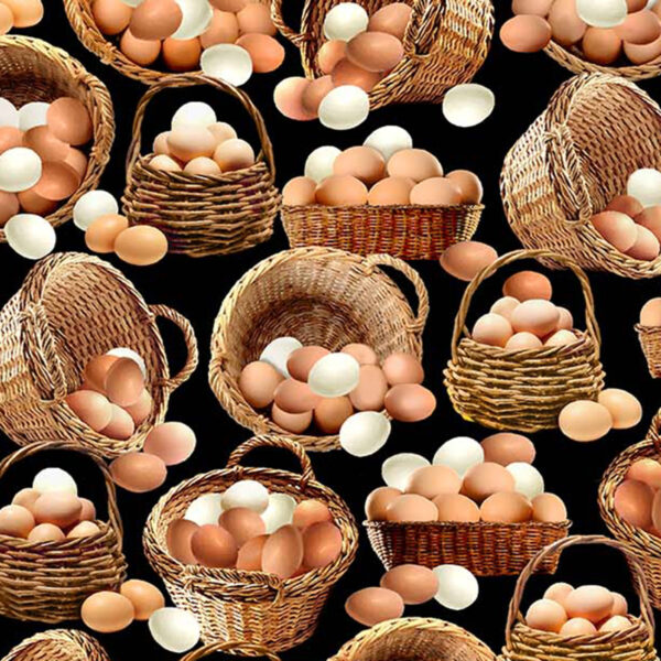 79B All Eggs In One Basket Black (4013)