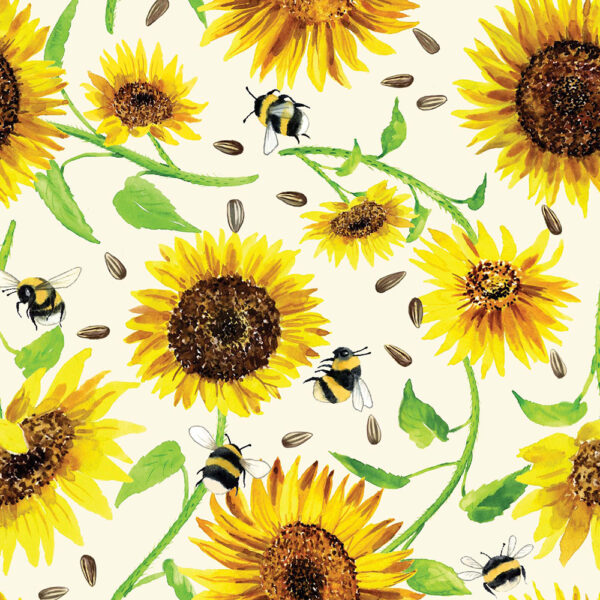 03 Bee Sunflower Yellow Multi Meant to Bee (4008)