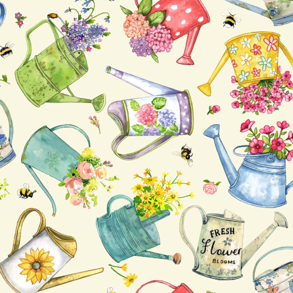 04C Watering Cans Cream Meant to Bee (4008)