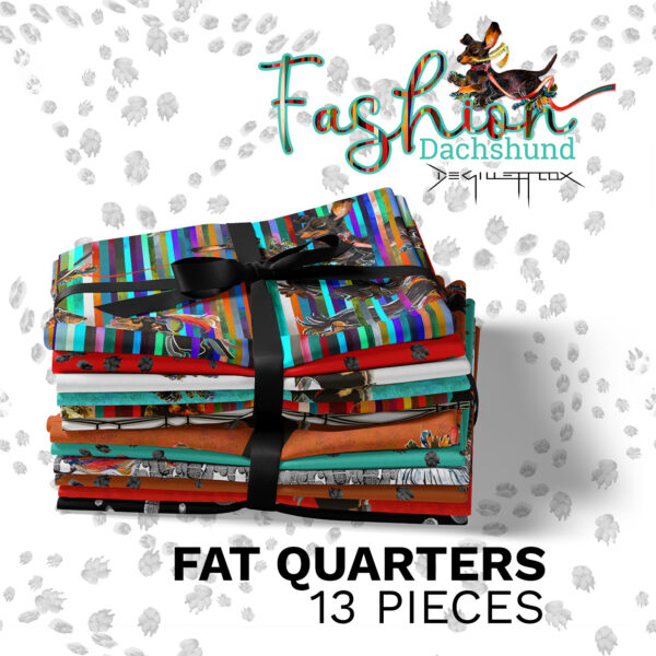 FQ1 Fat Quarters Fashion Dachshund (4000)