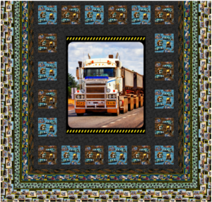 Quilt 1 Quilt Pattern Terrific Trucking (3108)