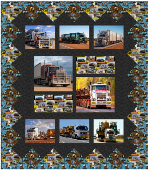 Quilt 2 Quilt Pattern Terrific Trucking (3108)