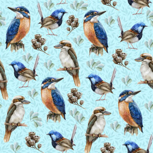 D Blue Kingfisher Harmony (4041)