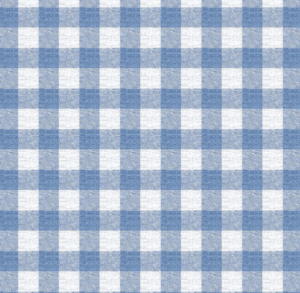 82B Plush Gingham Blue Baby Bears (4055)