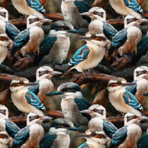 E Blue-winged Kookaburra Echoes of Kookaburra (4038)