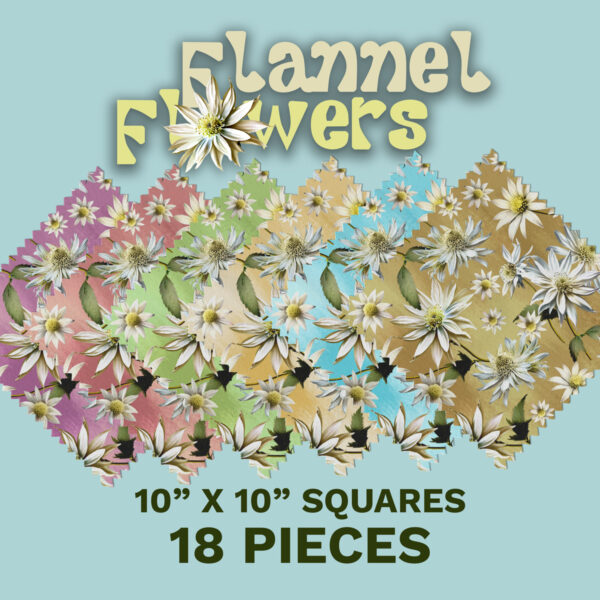 Flannel Flowers - 10 inch