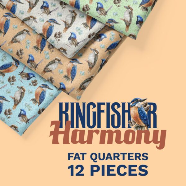 Kingfisher Harmony - Fat Quarter