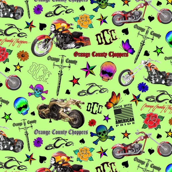 641L Tattoo Lime Assorted Designs (4050)