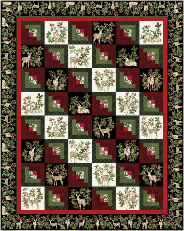 Winter in the Pines Quilt Pattern - By Benartex