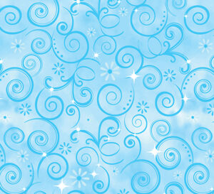 2954 Sparkling Swirls Blue Fairytale Dreams (4048)