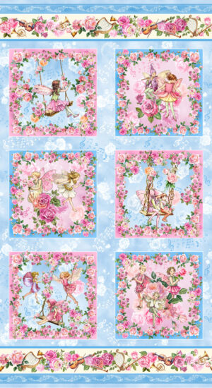 42B Fairy Garden Scenic Blue Spring Songs Fairies (4054)
