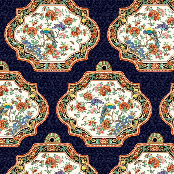 34 Imari Bird and Flower Silk Road (4053)