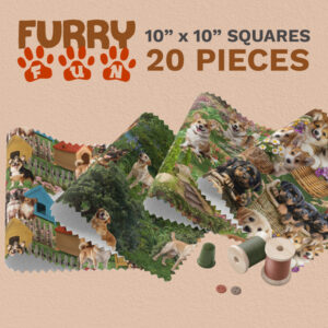 Furry Fun - 10 x 10 (20pcs)