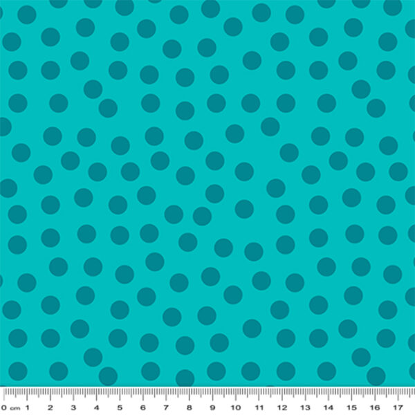 H Turquoise Dots A is for Aussie (4067)