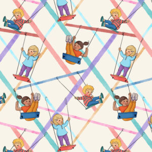 26C Swings Cream Playground and Park (4072)