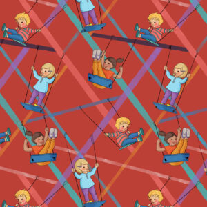 26R Swings Red Playground and Park (4072)